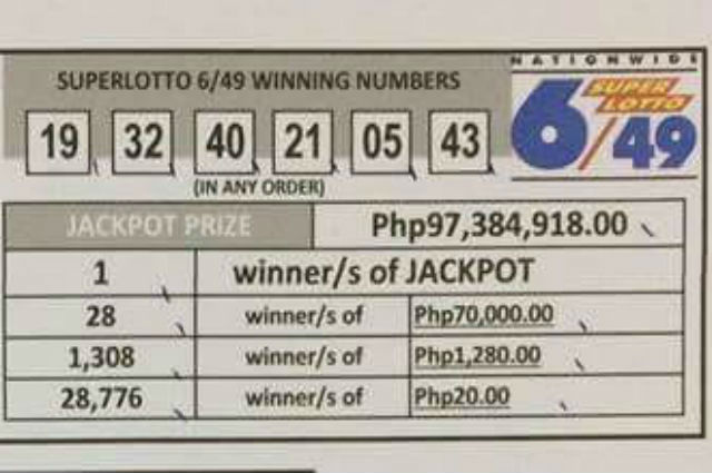 next jackpot of saturday super lotto