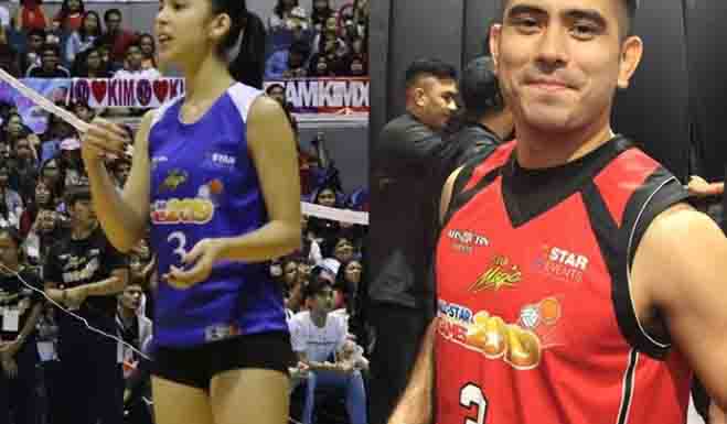 Gerald Anderson And Julia Barretto Spotted Wearing The Same Jersey Number At The All Star Games 2019 Showbiz Chika
