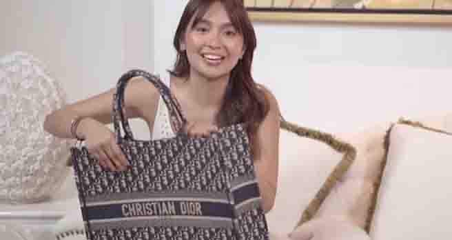 Kathryn Bernardo Style — Kathryn was spotted bringing this YSL bag.